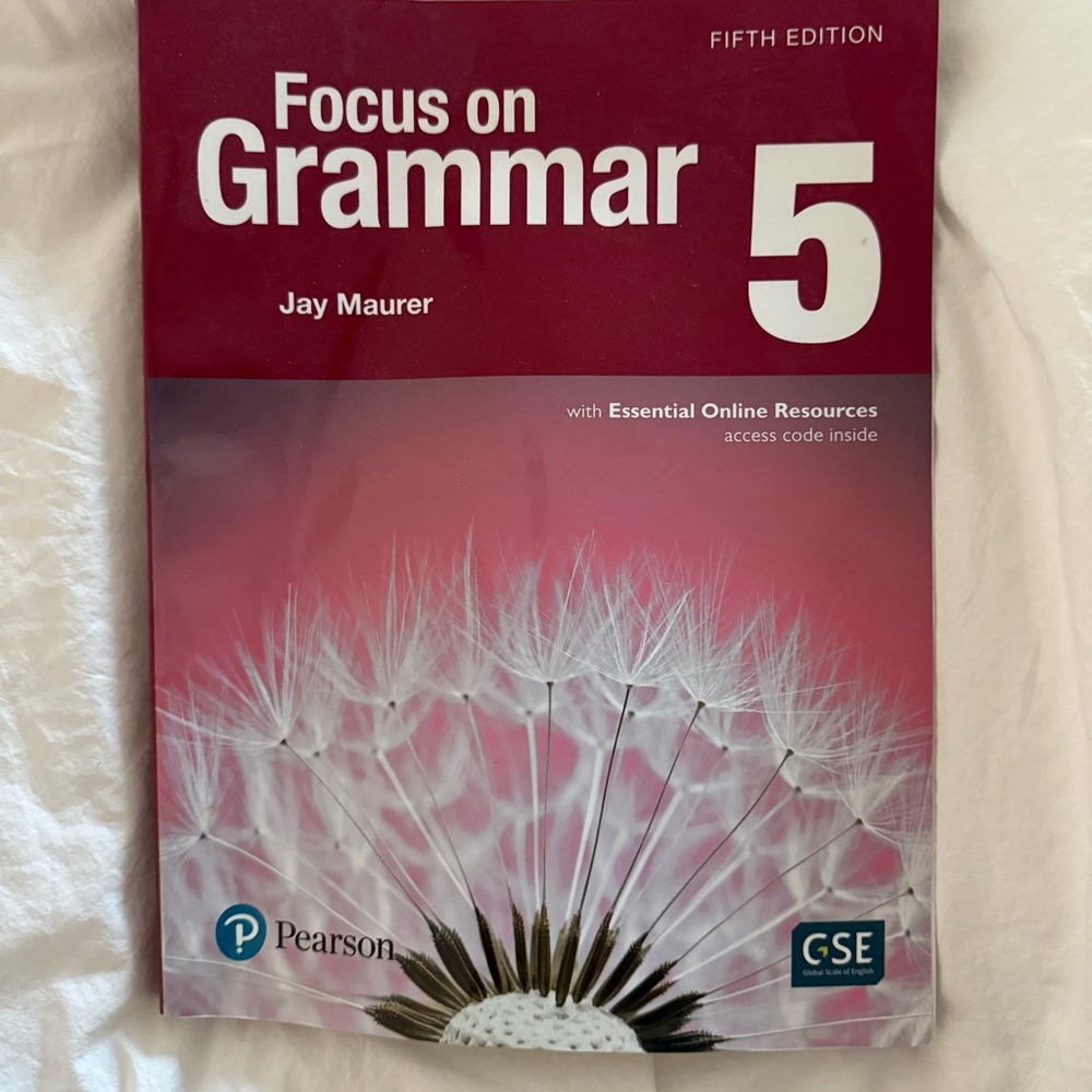 Pearson Focus on Grammar 5th Edition